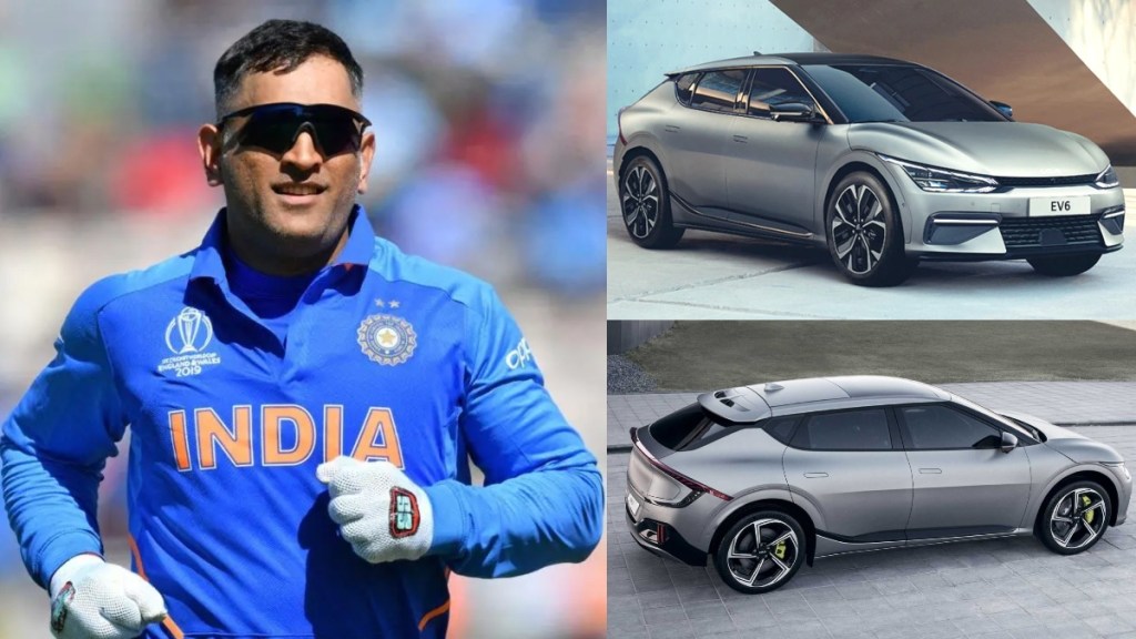 MS Dhoni Kia EV6