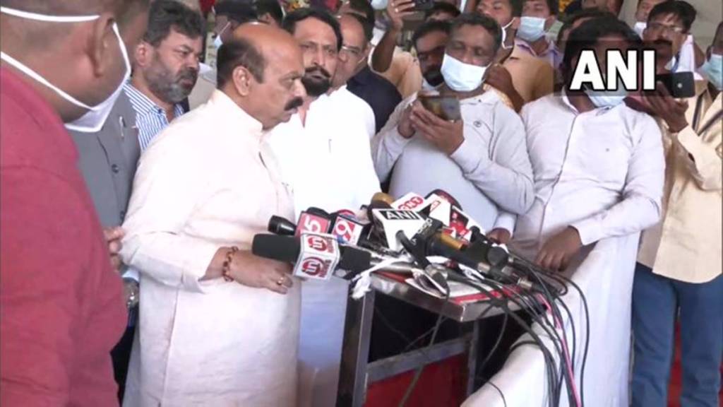 Karnataka CM Bommai in Delhi