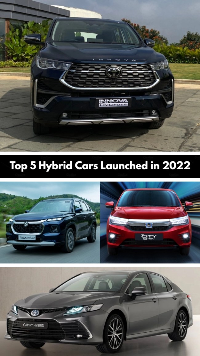 Top 5 Hybrid Cars launched in India in 2022 Price, mileage, etc auto