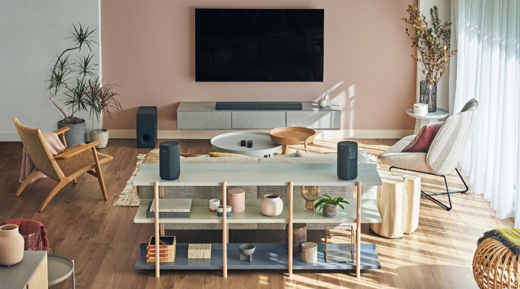 Sony HTA5000, HTA3000 soundbars with voice activation feature, Dolby