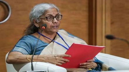 Finance minister Nirmala Sitharaman