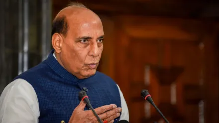 Union Defence Minister Rajnath Singh