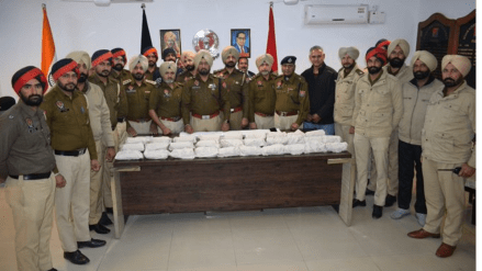 Punjab Police's ongoing campaign against drugs lead to sizeable Heroin recovery, three arrests