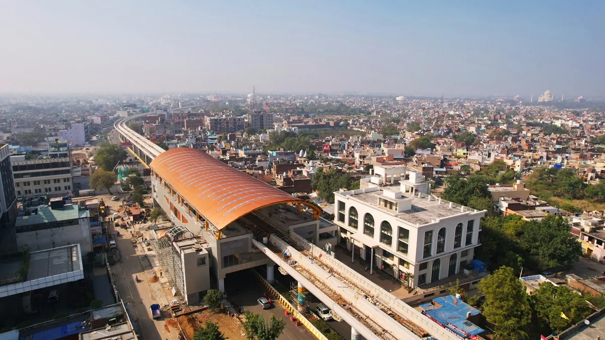 Agra Metro Rail project First train to roll out by Jan 2024! All