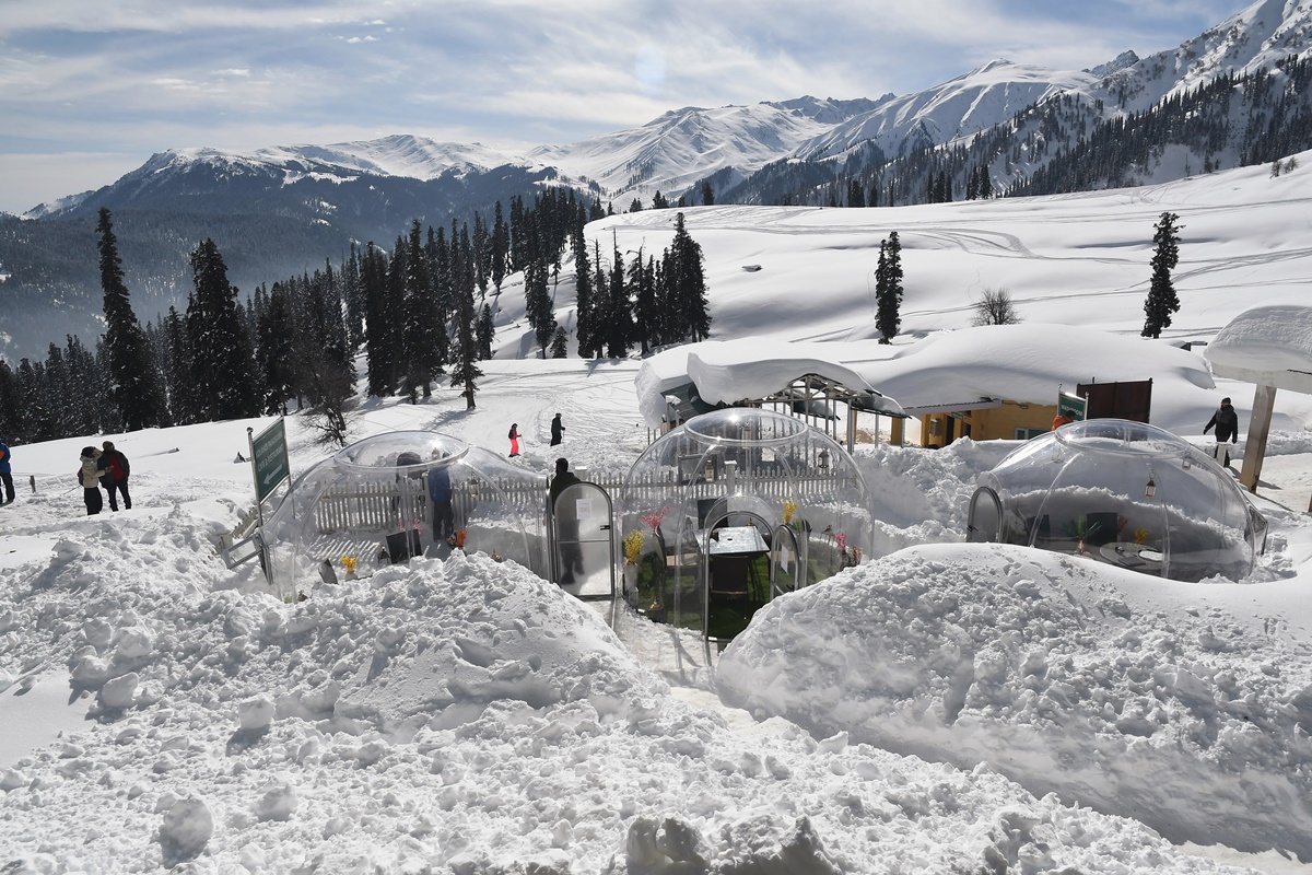 Glass Igloo A new tourist attraction at Jammu and Kashmir’s Gulmarg