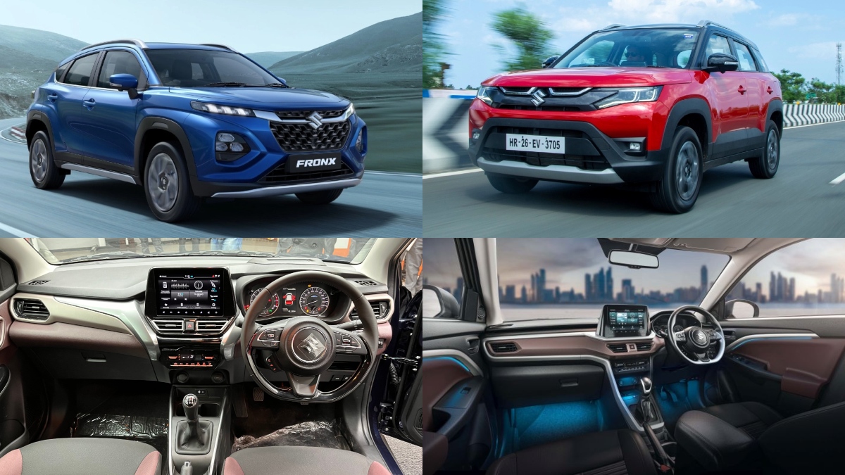 2023 Maruti Suzuki Fronx vs Maruti Brezza Price, specs and features