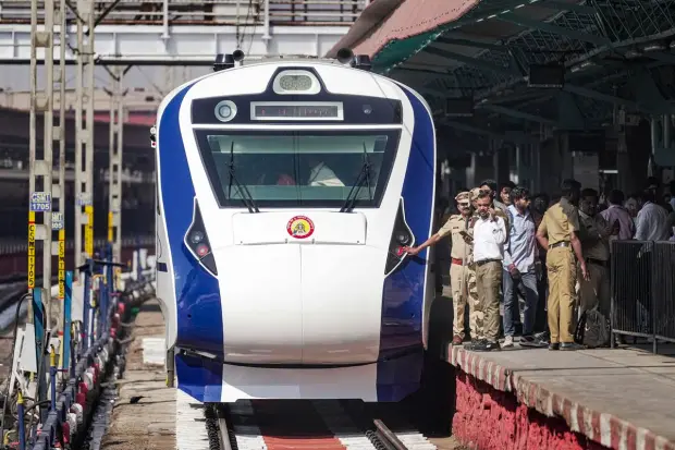 . One of the main brains behind this sophisticated train, is Sudhanshu Mani a railway engineer and General manager of the Intgral Coaches Factory in Chennai.(PTI Photo)