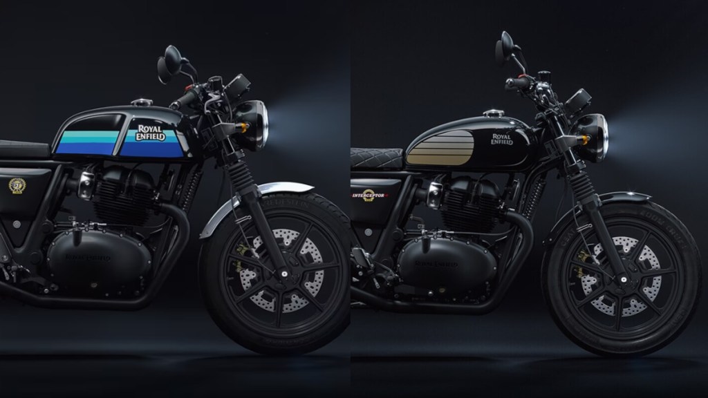 Royal Enfield Interceptor 650, Continental GT 650 black edition sports