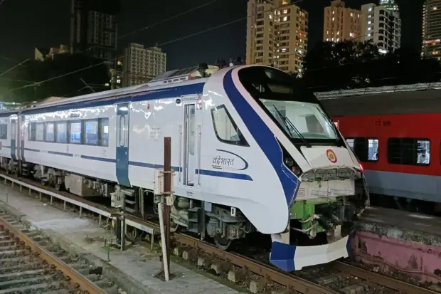 In September, the railways introduced the new version of the train, known as the Vande Bharat 2.0, from Gandhinagar to Mumbai. It features various advanced features and is capable of reaching a top speed of up to 180 kilometers per hour.