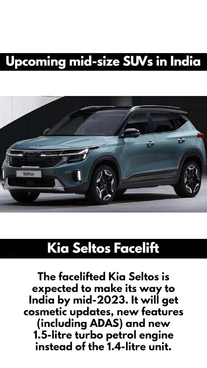 midsize SUVs in India in 2023 Harrier, Seltos & more! auto