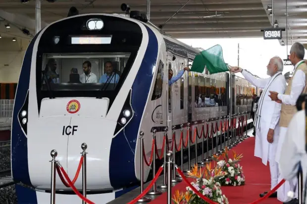 The government is planning to export Vande Bharat coaches, and it is expected that over 300 more will be rolled out in the next few years.