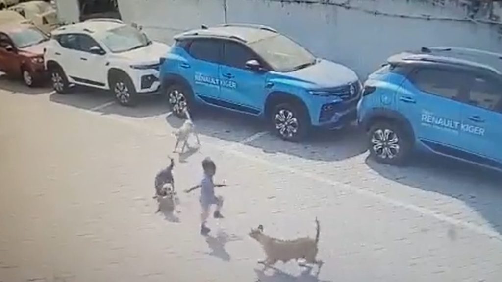 The incident took place in Amberpet area on Sunday. (Photo: Twitter/Screengrab)