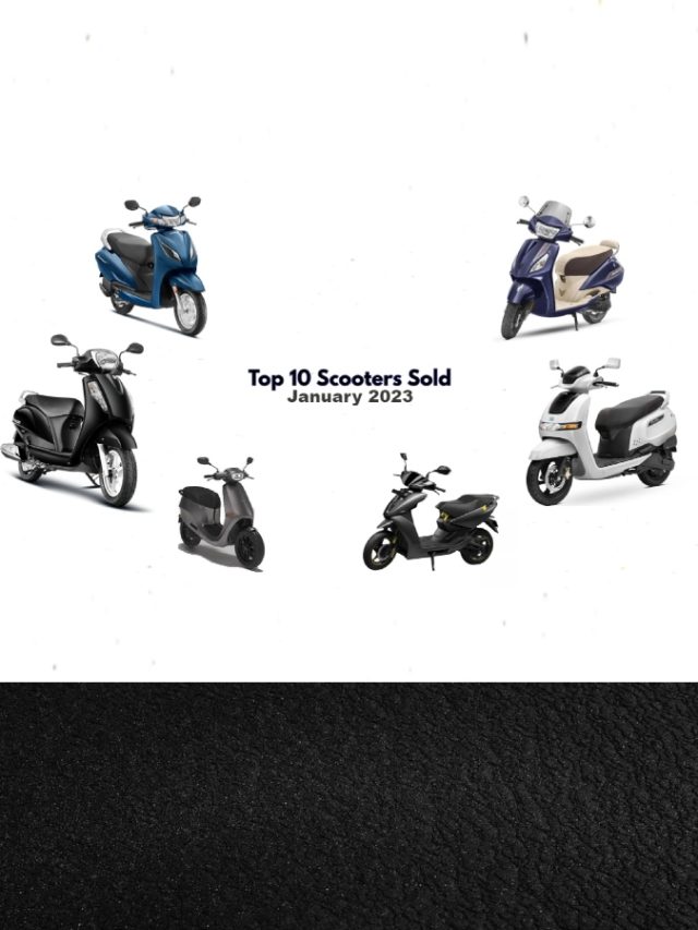 Top 10 scooters sold in January 2023 include 3 e scooters auto News