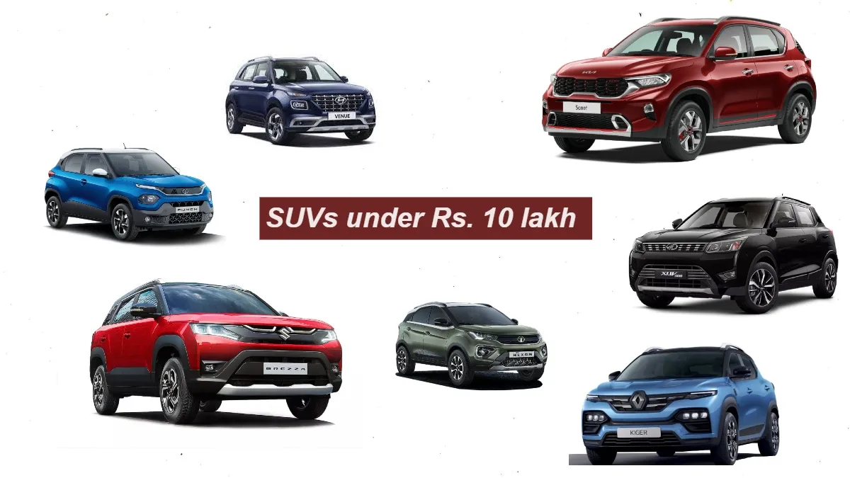 SUVs under Rs.10 lakh in India Car News The Financial Express