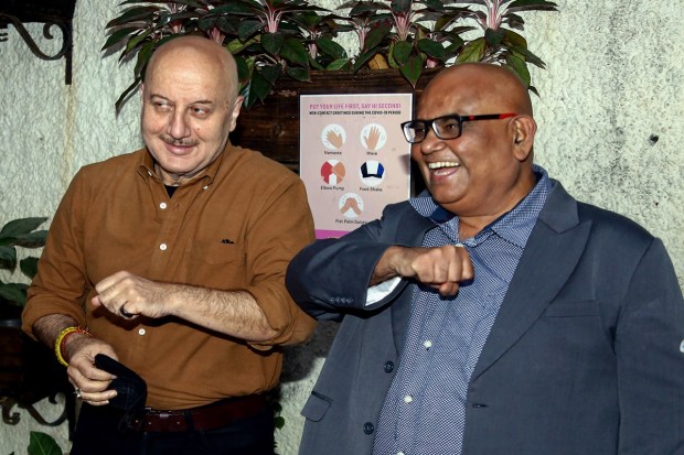 Anupam Kher was shocked to hear about Kaushik's sudden death. Kher was his close friend and industry colleague. (PTI photo)