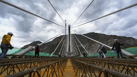 Anji Khad Bridge | Chenab Bridge | India's first cable stayed rail bridge