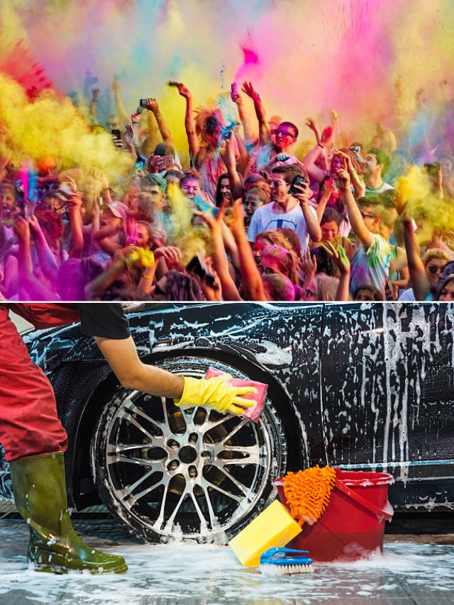 How to clean your car after Holi Stepbystep process explained The