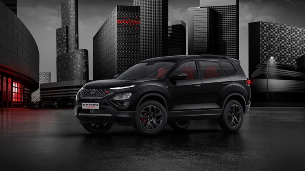 tata safari red dark edition variants and features