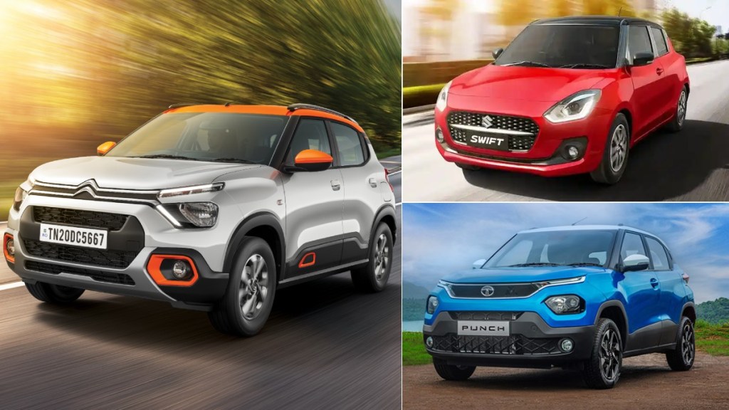 Citroen C3 Shine vs Maruti Swift vs Tata Punch