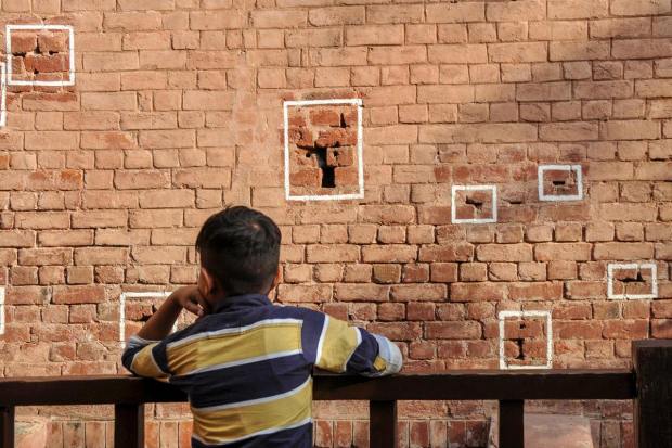 Amritsar: People visit Jallianwala Bagh on the eve of 104-years of the Jallianwala Bagh Massacre, in Amritsar, Wednesday, April 12, 2023. The Jallianwala Bagh massacre, which took place on April 13, 1919, the Baisakhi day, after Brigadier-General Reginald Edward Harry Dyer ordered 50 British Indian Army soldiers to open fire on a crowd marks one of the darkest moments in Indian history. (PTI Photo)(PTI04_12_2023_000190A)