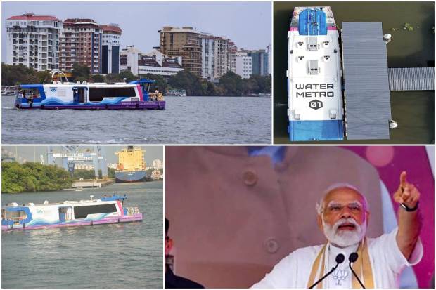 The ambitious Kochi Water Metro service of the Kerala government commenced its commercial operations on Wednesday. First in the country, and launched by Prime Minister Narendra Modi on Tuesday, it will connect 10 islands using 78 electric boats and 38 terminals. The much talked about project is set up at a cost of Rs 1,136.83 crore in the port city. Presently, across eight water routes, 15 electric air-conditioned catamaran boats have started ferrying city residents. For future expansion, there are 15 proposed water routes.From 7 am, the boats will start operating from High Court Water Metro Terminal and Vypin Water Metro Terminal. For this route, the ticket rate is Rs 20. 