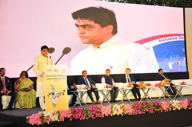 The Chief Guest for the function was function was Minister for Infrastructure and Water Management, Kingdom of the Netherlands Mark Harbers, and the event was presided over by Union Minister of State for Ports, Shipping and Waterways, Shantanu Thakur.