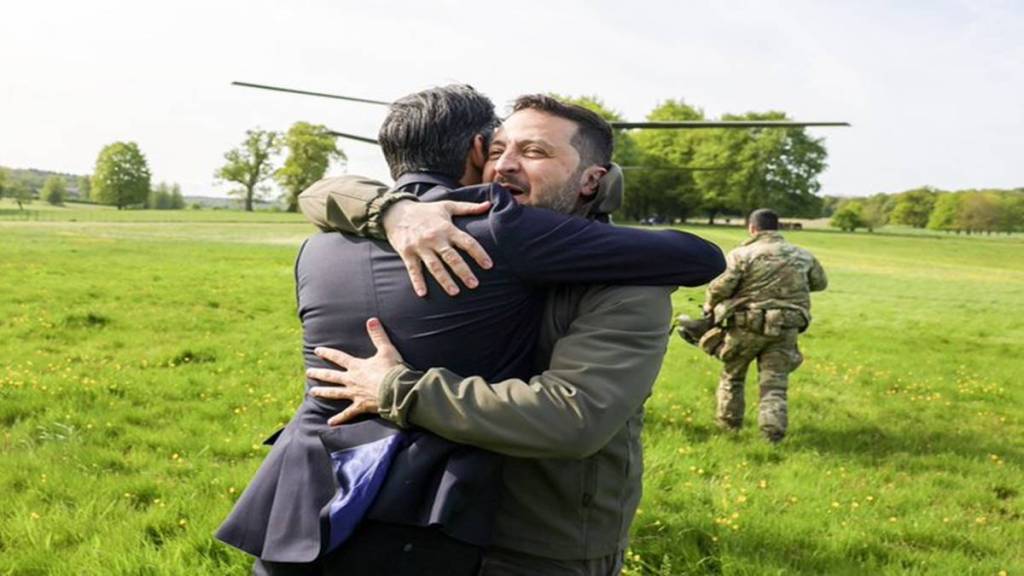 Volodymyr Zelenskyy UK visit