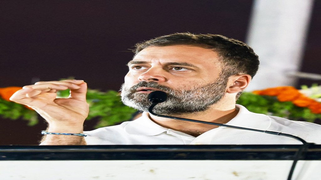 rahul gandhi new parliament building