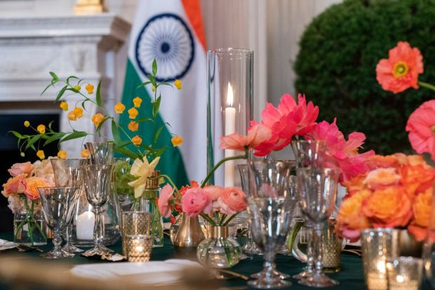National Security Advisor Ajit Doval and his US counterpart Jake Sullivan are also attending the dinner, which featured the President's favourite foods- pasta and ice cream.(Photo Credits: AP)