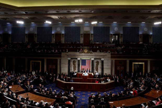 PM Narendra Modi addressed a joint meeting of the US Congress in the House Chamber of the Capitol in Washington.(Photo Credits: Reuters) 