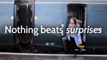 The campaign effectively demonstrated how train travel supports local communities