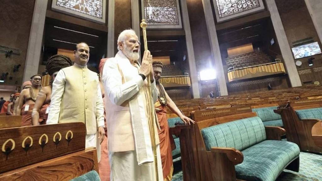 PM Modi at New Parliament Building