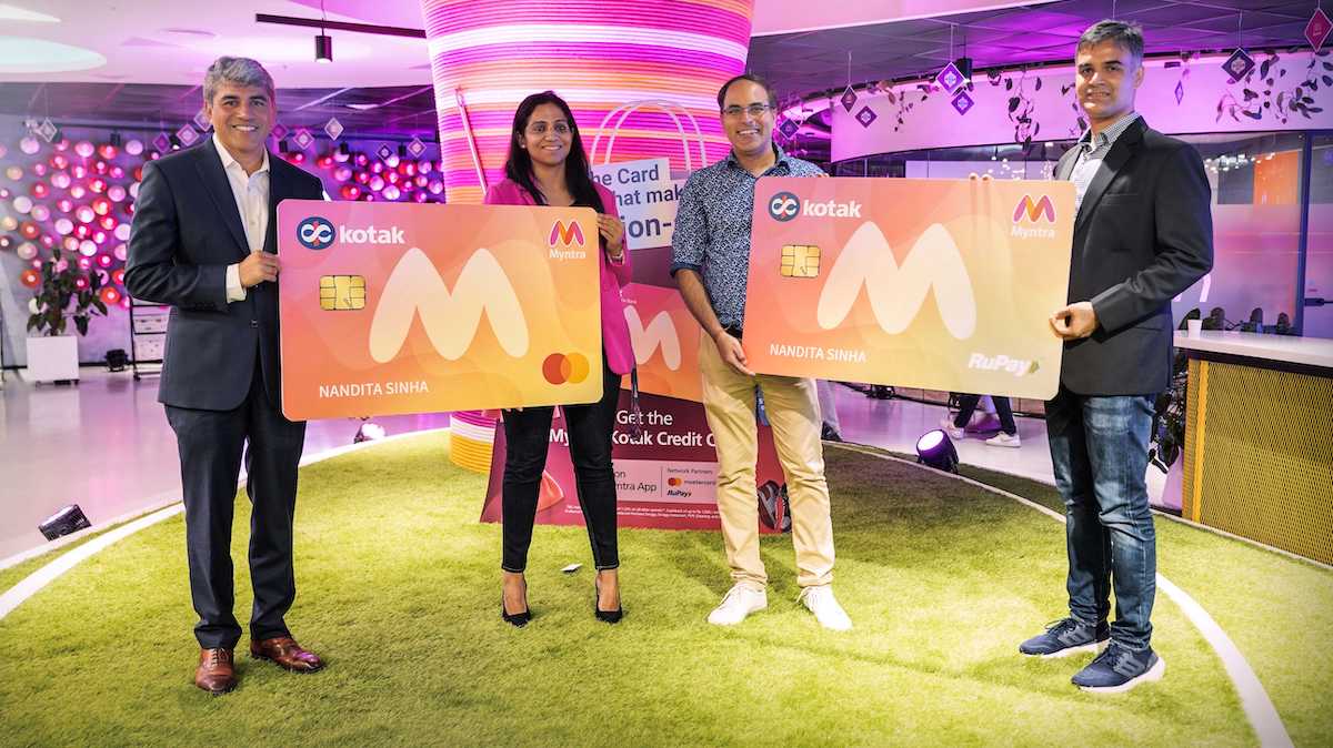 Kotak Myntra Credit Card Get up to Rs 750 discount on every purchase