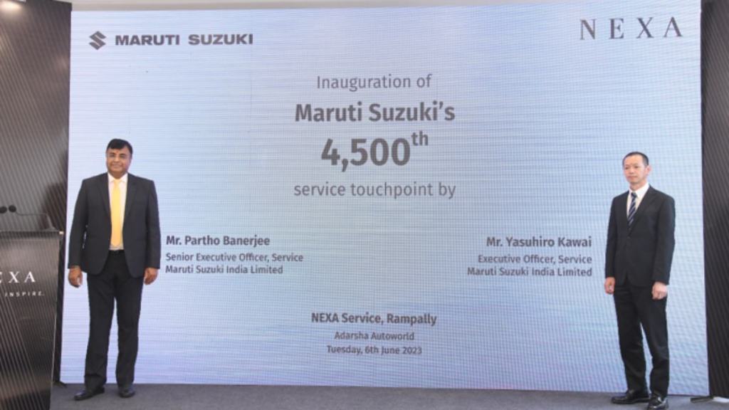 4500th maruti service centre