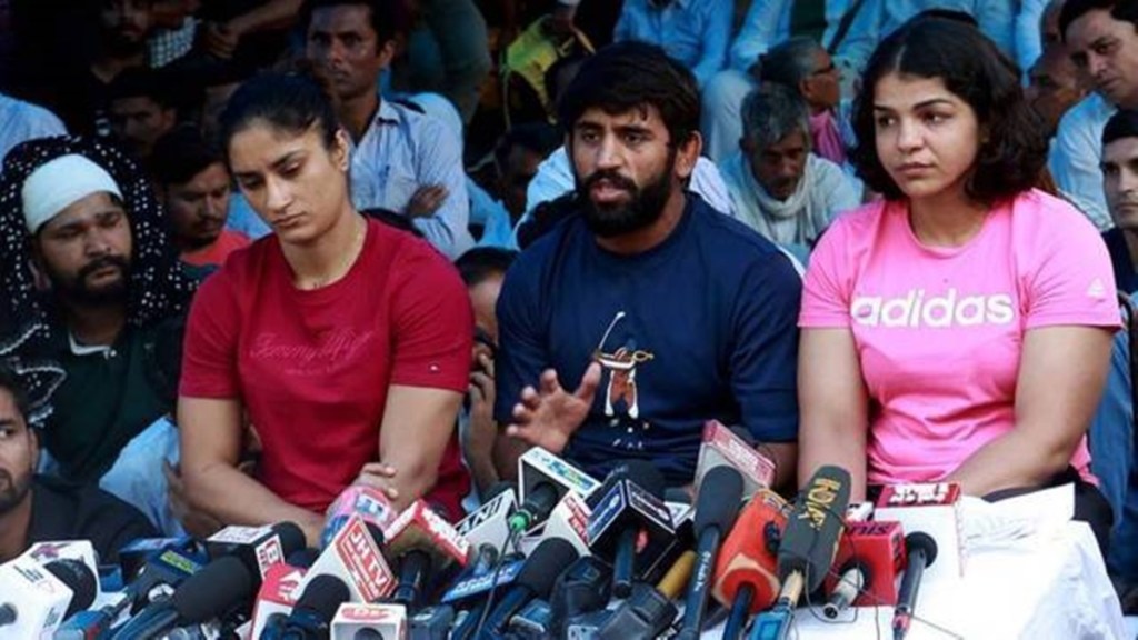 Wrestlers protest| Anurag Thakur| Bajrang Punia| Sakshi Malik|