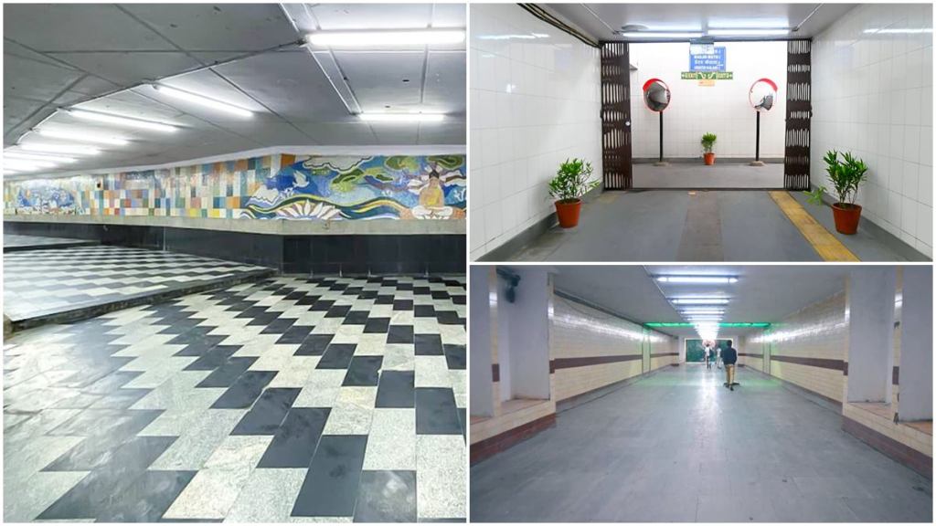 revamped subways in national capital, revamped subways in delhi, clean subways in delhi, subways in delhi, pedestrian subways in delhi, delhi pwd department, pwd minister atishi,