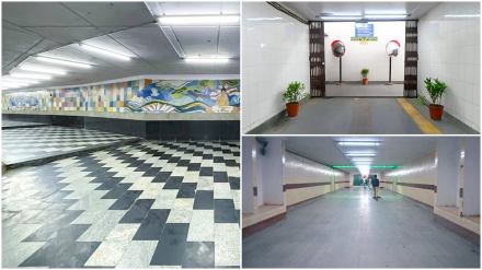 revamped subways in national capital, revamped subways in delhi, clean subways in delhi, subways in delhi, pedestrian subways in delhi, delhi pwd department, pwd minister atishi,