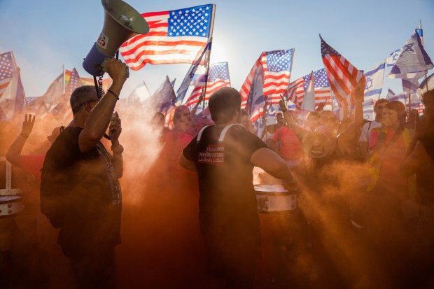 The police has arrested several protesters. (Image: AP)