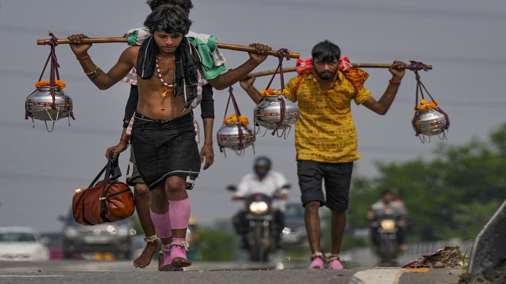 Kanwar Yatra 2023, kanwar traffic jams,