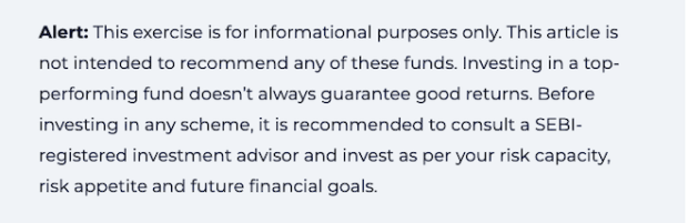 mutual fund investor alert