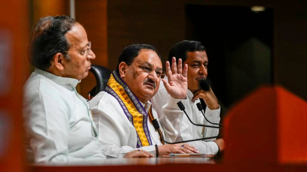 JP Nadda, NDA meet in Delhi