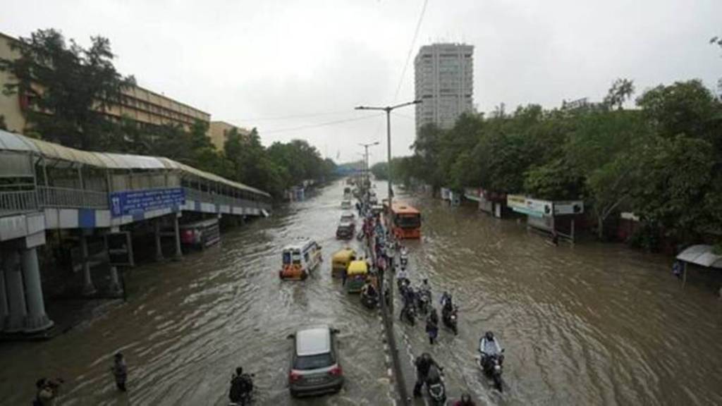 delhi waterlogging