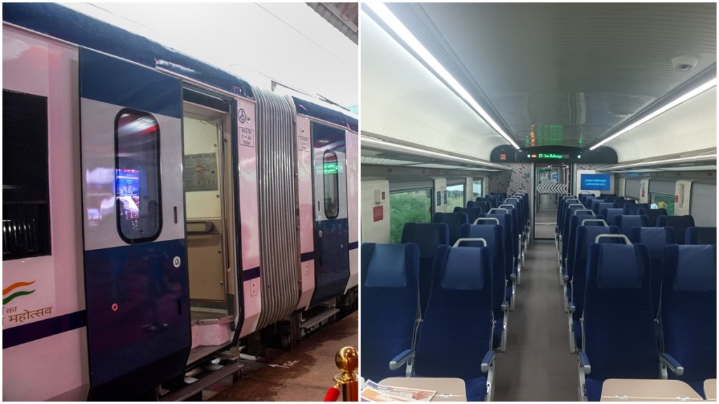 Udaipur-Jaipur Vande Bharat Express, Udaipur-Jaipur Vande Bharat Express news, Udaipur-Jaipur Vande Bharat Express latest news, vande bharat, vande bharat express, Udaipur-Jaipur Vande Bharat, Udaipur-Jaipur Vande Bharat Express time table, Udaipur-Jaipur Vande Bharat Express timings, Udaipur-Jaipur Vande Bharat Express stoppage, Udaipur-Jaipur Vande Bharat Express stoppage points, Udaipur-Jaipur Vande Bharat Express significance, Udaipur-Jaipur Vande Bharat Express features, special feature of Udaipur-Jaipur Vande Bharat Express, Udaipur-Jaipur Vande Bharat Express composition, rajasthan, rajasthan vande bharat express, high rise pantograph,