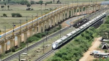 indian railways, indian railways update, south central railway, longest rail flyover, gudur-manubolu section, gudur-manubolu rail flyover, vijayawada division,