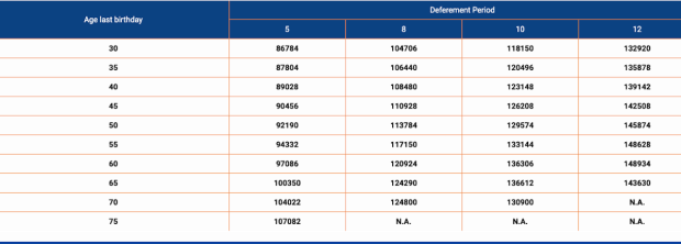 lic new jeevan shanti plan 858 calculation