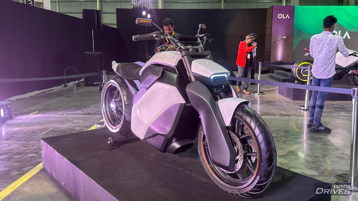 Ola showcases 4 electric motorcycles Electric Vehicles News The
