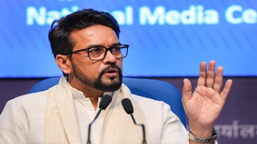 Caption: The minister further highlighted that this is a significant step in supporting Indian athletes towards making India a sporting superpower.