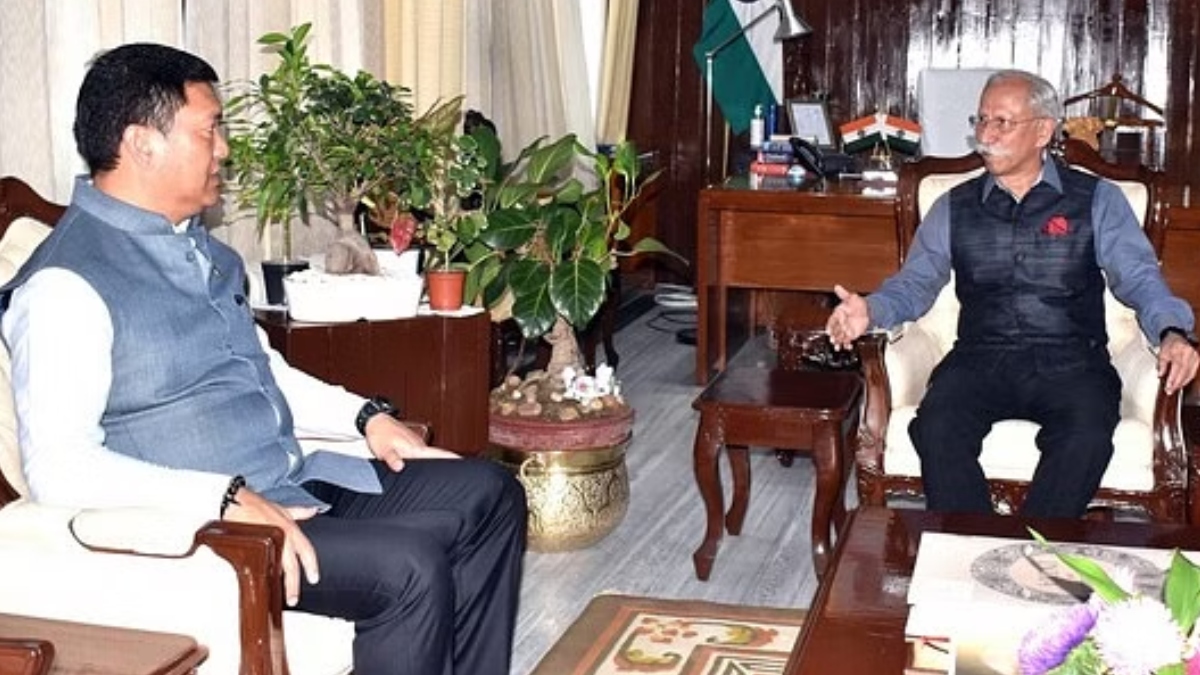 Arunachal Pradesh CM meets governor Parnaik to discuss education, state