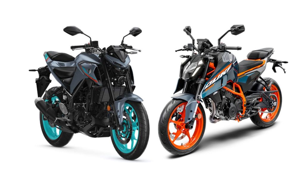 yamaha mt03 vs 2024 ktm 390 duke
