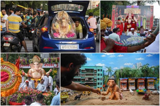 Entire India is getting geared up for Ganesh Chaturthi. Also known as Vinayak Chaturthi, the Hindu festival is celebrated with full zeal and 'josh' in different parts of the country. The festival will commence on Tuesday. It will conclude on Thursday (September 28), when the Ganesh Visarjan will take place.The festival commemorates the birth of the Hindu God Ganesha, the God of wisdom. In addition to huge pandals, people install the clay statue of Lord Ganesh in their homes. Observances include chanting of Vedic hymns and prayers. Many also observe fasting.Ganesh Chaturthi ends on the tenth day (after the start). The idol is carried in a public procession and then submerged in a nearby body of water (river or sea). In 2024, Ganesh Chaturthi will take place on 7th September. Here are some mesmerising photos. Have a look:Ganpati Bappa.....morya!